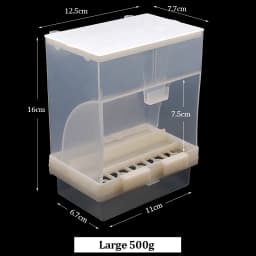 1Pcs Pet Bird Feeder Prevention Splash Food Container Parrot Hanging Automatic Feeder Bird Feeder Tool Starling Tiger Skin Peony