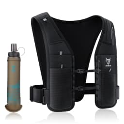 UTOBEST UTR113 Reflective Running Hydration Vest Adjustable Phone Holder Hydration Pack for Training Cycling Hiking