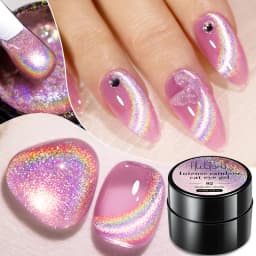 AWStorG Hema Free Poly Nail Gel 30ML Acrylic Gel Finger Extension Transparent Nail Art Extension Quick Building Soak Off UV