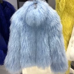 YOLOAgain High Collar Real Mongolia Sheep Fur Jacket For Women 2025 Winter Coats Outerwear