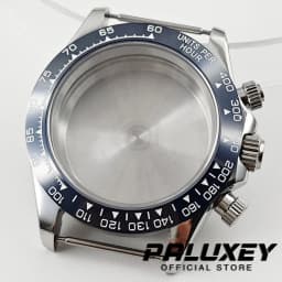 Daytona 40mm VK63 Sapphire Glass Watch Case Ceramic Bezel Men's Watch Accessories Suitable for VK63 VK63A VK64 Quartz Movement