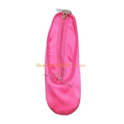 Ballet Shoe Makeup Bag and Pencil Case Fabric Texture Suitable for Students and Dance Lovers with Large Capacity Storage
