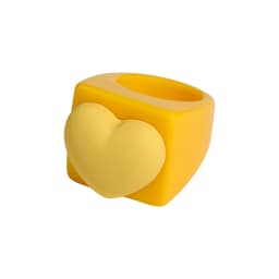 2024 New Trendy Geometric Square Round Resin Acrylic Chunky Rings for Women Girls Punk Style Knuckle Flower Rings Jewelry