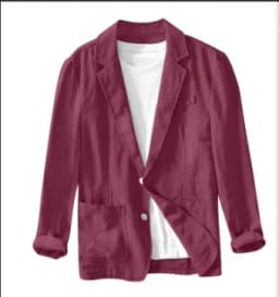 man's Coat 2026 New Casual Suit single-layer Jacket Solid Color Cotton Linen Solid Color Button Pocket Long Sleeve Clothing