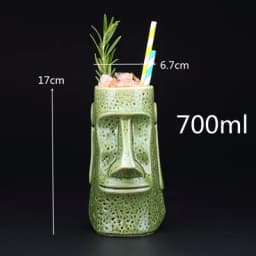 400ml Tiki Mugs Cocktail Cup Beer Wine Mug Ceramic Tiki Mugs Art Crafts Creative Hawaii Mugs