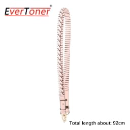 EverToner Leather Bag Strap Handbag Handles For Woman Bag Strap With Golden Buckles DIY replacement Bag Accessories