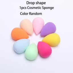 1Pcs Sponge Cosmetic Puff Bulk Wholesale Beauty Egg Gourd Water Drop Beveled Makeup Egg Soft Make Up Puff Beauty Makeup Tool