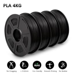 SUNLU 4Rolls PETG Filament 1KG 3D Printer 1.75MM Non-Toxic Good Toughness Biodegradable PLA PLAplus SILK No Bubble 0.5KG TPU