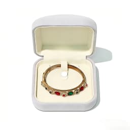 Raised Top Jewelry Box Flannelette Ring Box Simple Earrings Pendant Bracelet Jewelry Storage Box