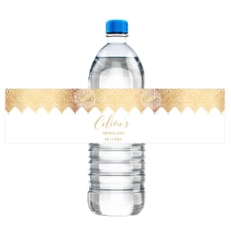 Custom Henna Water Bottle Labels Stickers Self Adhesive Candy Wrap Bridal Shower Decor Personalized Text