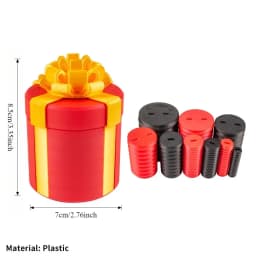 Annoying Nested Screw Gift Box Money Puzzle Box, 10 Layer Reusable Prank Gift Boxes for Birthday, Christmas & Fun Party