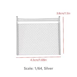 Miniature Fence Model 10Pcs Barriers Net for DIY Diorama Train Layout Realistic Railway Decoration Accessories