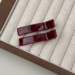 Korean simple acetic acid semi-tie one-word clips bangs hairpin women's forehead hairpins 2024 new niche duck bill clip