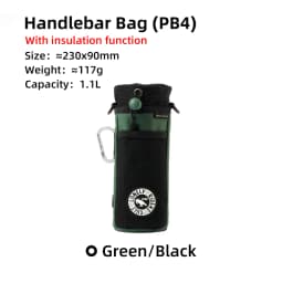 C-HOLD Bike Handlebar Stem Bag Water Bottle Bicycle Bag Snack Storage Bikepacking Touring Commuting Insulated Kettle Pouch