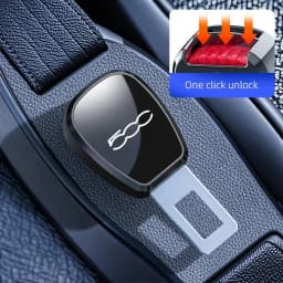 Car Seat Belt Buckle Plug Auto Safety Strap Extension Accessories interior For Fiat 500 500C 500X 500L 500sport Abarth 695