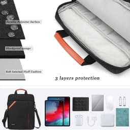 Laptop Sleeve 13.3 Inch, 13-14.1 Inch Messenger Bag, Laptop Case Briefcase for MacBook Pro 13 Case MacBook Pro 14