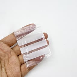 100pcs/lot Glued Stone Sealing Bag Clear Plastic Writable Jewelry Making Bead Gem Storage Reclosable Self Sealing Accessories