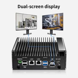 Fanless Industrial IoT Mini PC Intel Core i5 8250U i7 4500U 2xGigabit LAN 2xCOM Industrial Firewall Computer Windows Home Server