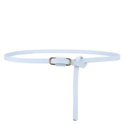 Simple Thin Belts for Women Summer Dress Belt Lightweight 110cm Long Solid Color PU Band Belts