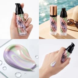 SPF 50 Primer for Face Before Makeup Sun 3 In 1 Color Corrector Face Primer Oil Control & Moisturizing Skin Tone Correcting