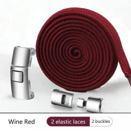 Interlock Buckle Elastic Shoe Laces No Tie Shoelaces for Sneakers Flat Shoelace Kids Adult Elastic Laces One Size Fits All Shoes