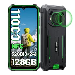 BLACKVIEW BV6200 Plus  [No EU Charger] Rugged Smartphone 32GB(8+24) + 128GB 11000mAh Android 15 Mobile Phone 6.56''90Hz NFC
