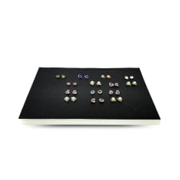 216 Holes Earrings Display Pad Studs Earrings Storage Jewelry Tray Inner Jewelry Box Insert Pad DIY Sponge Mat 33.5*22.5*1cm