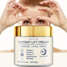 Facial Firming and Lifting Cream - Rich in Hyaluronic Acid and Retinol, Tightens and Lifts the Skin, Moisturizes the Skin, Suitable for All Skin Types, Daily Skincare Product