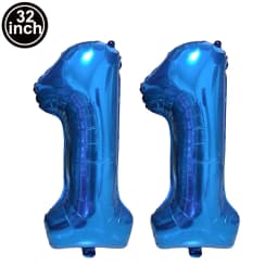Blue Large Numbers Balloon 32 Inch 0 1 2 3 4 5 6 7 8 9 Birthday Digit Bachelorette Balloons Figure Golob Party Ballon Decoration