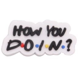 1-25Pcs PVC Social Worker The Office Man Shoe Charms How You Doing Friend Buckle Accessories Fit Backpack