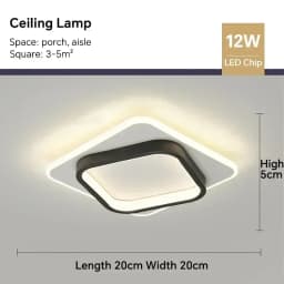 Modern LED Ceiling Light for Corridor Hallway Stairs Aisle Entrance Balcony Small Round Chandelier for Living Dining Bedroom