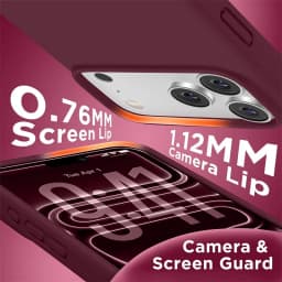 Liquid Silicone Magnetic Case for iPhone 17 Air 16 15 14 13 12 18 Pro Max Plus 17Pro 18Pro for Magsafe Burgundy Red Phone Cover