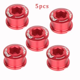 HASSNS Chainring Bolts 5Pcs Integrated Crankset Mtb Chainwheel Screws Monoplate Cranks Bicycle Dental Plate 6.5mm Mountain Bike