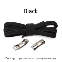 New Magnetic Lock Shoelaces without ties Elastic Laces Sneakers No Tie Shoe laces Kids Adult Flat Shoelace for Shoes Accessories