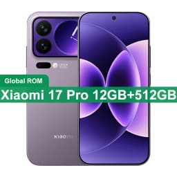 CN Global ROM Xiaomi 17 Pro 256GB/512GB 6.3” 1.5k AMOLED Screen Snapdragon 8 Elite Gen 5 50MP+50MP Camera 100W 6300mAh Battery
