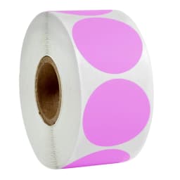 25mm 250-500pcs Colorful Writable Round Self-adhesive Sticker Handwriten Category Labels Decoration Packaging Supplies Whoesale