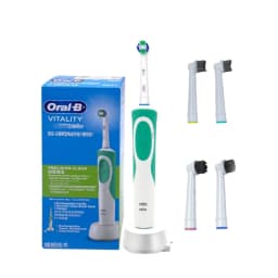 Oral-B D12 Electric Toothbrush Full Waterproof Body Anti-Slip Grip Deep Clean Comes With 8 Brush Heads For Up To 2 Years Of Use