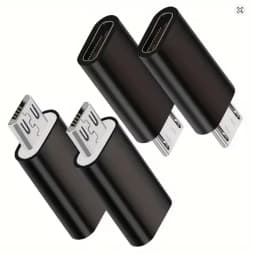2/4pcs Type C To Micro USB Convert Connector Type-C Female Transfer To Micro Male USB Converter Data Adapter for Mobile Phone