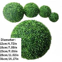 1pc Artificial Grass Topiary Balls Hanging Ball For Wedding Party Diy Hotel Home Yard Garden Decoration
