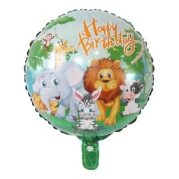 50pcs 18inch Round Foil Balloon Happy Birthday Inflatable Foil Helium Balloons Birthday Party Decoration Kids Toys Air Globos