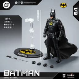 Original Fondjoy Black Superman 2.0 Figure Dc Zack Snyder'S Justice League Figures 1/9 Super Man Pvc Model Doll Joint Movable