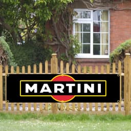 60X240cm Martinis Super Racing Car Banner Flag Polyester Printed Garage or Outdoor Decoration Tapestry