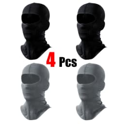 1pc/2pcs/4pcs Elasticity Breathable Balaclava Hat Cycling Full Face Mask Outdoor Ski Motorcycle Mask Scarf Helmet Inner Cap