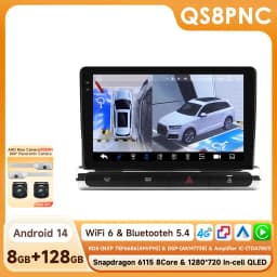 4G Wireless Carplay Android Auto radio For Citroen C3 C4 aircross 2017-2023 multimedia player Car GPS Stereo Audo 2din 360°Cam