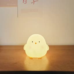 Animal Cartoon Duck Chicken Led for Soft Light Night Baby Children Kid Bedroom Decorative Lighting Home Decoration Moon Lamp