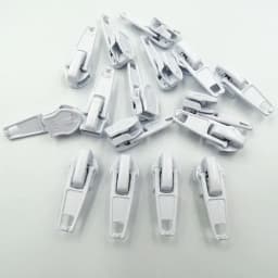 10-100Pcs 3#/5# Nylon Coil Auto Lock Zipper Puller DIY Sewing Tool Zipper Slider 20 Colors
