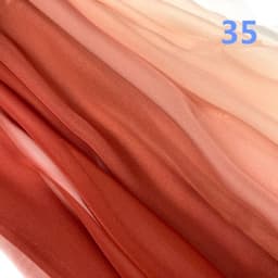 Rainbow Gradient Color Chiffon Fabric 30D Organza Tulle Fabric For Diy Ancient Style Hanfu Wedding Dress Stage Party Decor