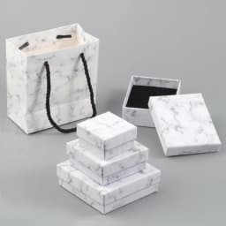 1Pcs Ink Cloud/Marble/Internet Celebrity Paper Box Kraft Paper Handbag Charm Bracelet Necklace Pendant Jewelry Display Gift Box