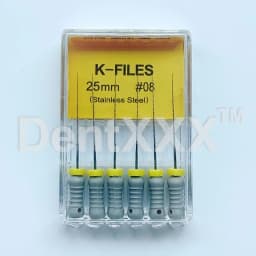 6PCS Multi-Size Stainless Steel Hand 25MM Files Set Precision Tools