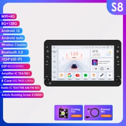 Android Car Radio for Alfa Romeo 159 Brera Spider Sportwagon Car Multimedia 1Din Wireless Carplay autoradio 7862 Intelligent GPS